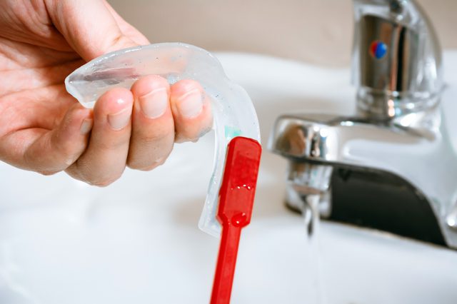 Clean mouth guard