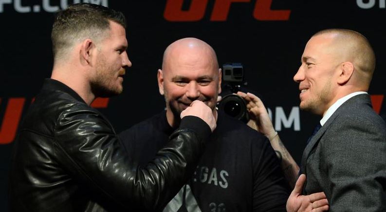 Bisping vs GSP press event