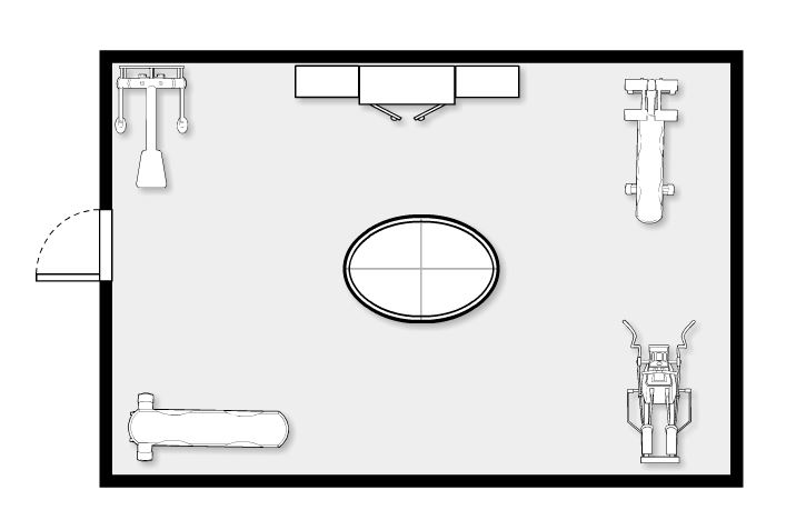 Floor Plan | home gym