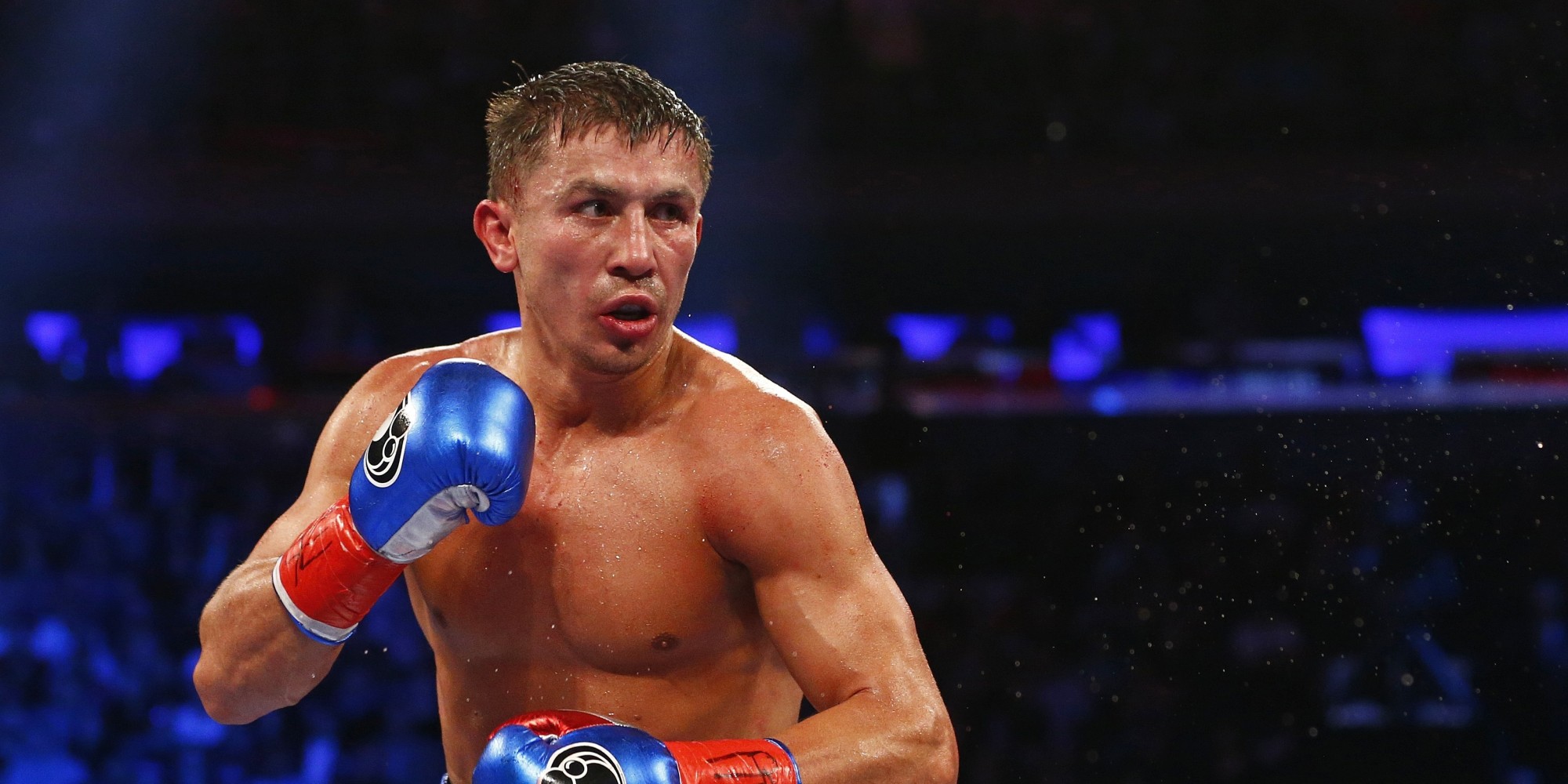 Gennady Golovkin standing inside ring, Golovkin vs Alvarez