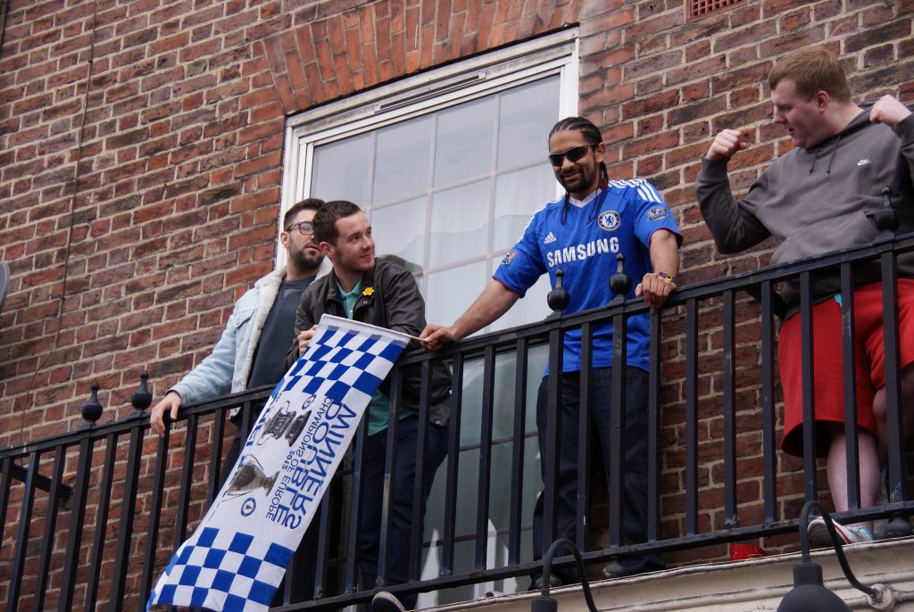 David Haye on Balcony