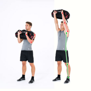 Sandbag Overhead Press