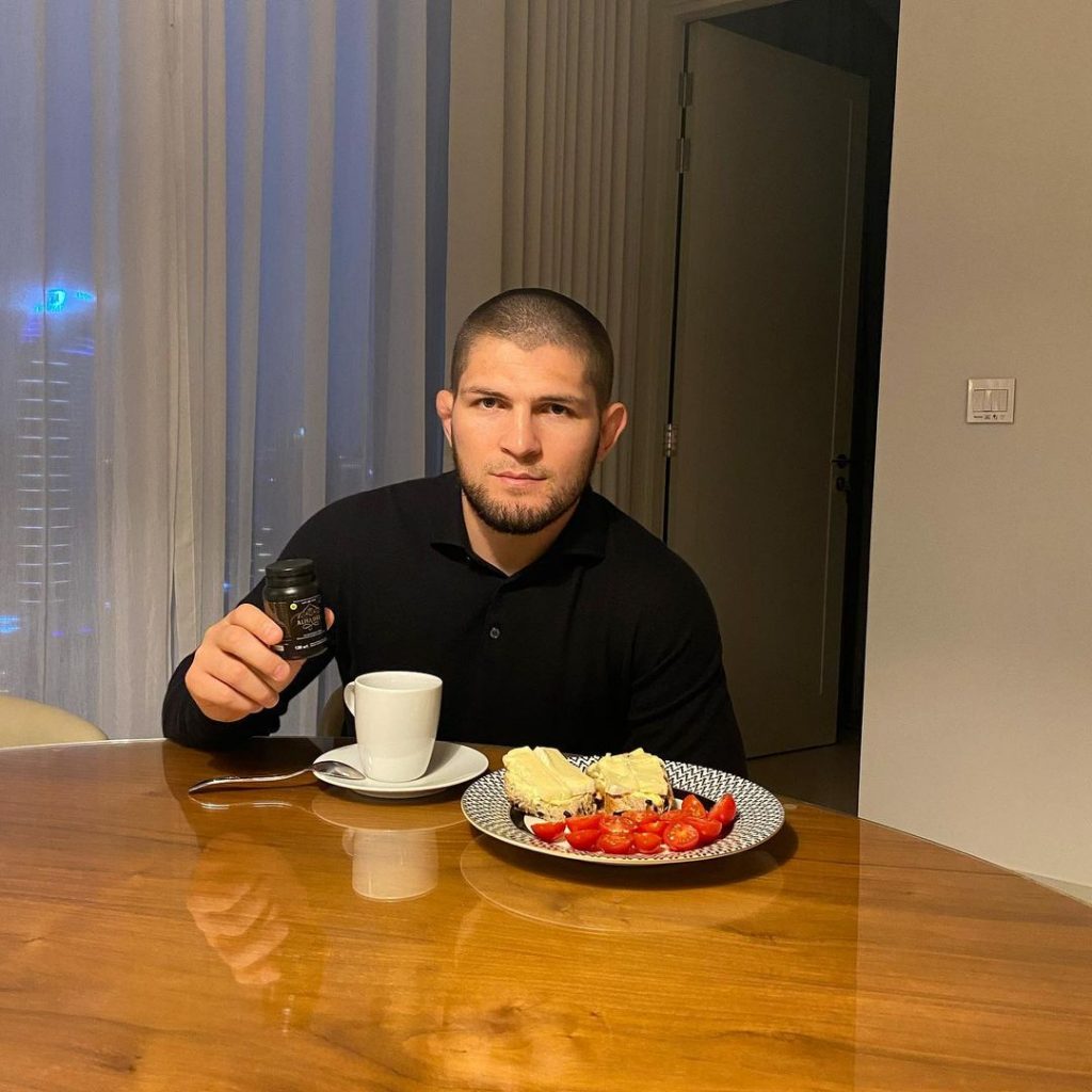 Khabib taking his perfect diet