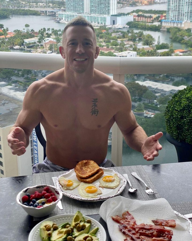 GSP enjoying his diet