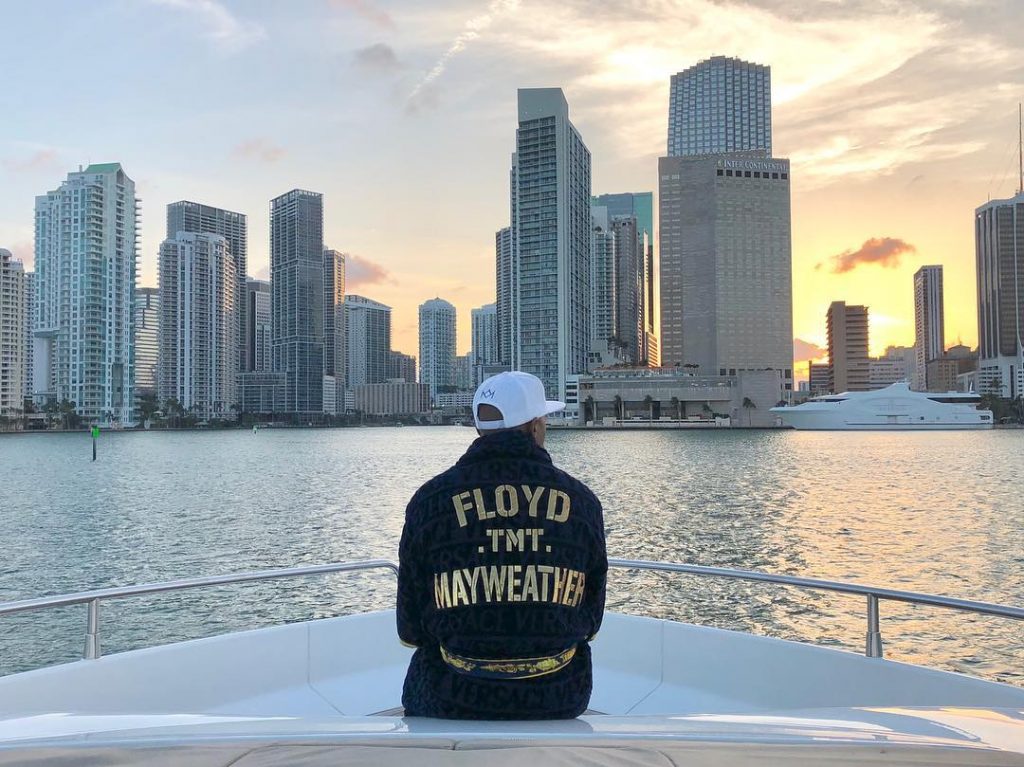 Floyd Mayweather after following his diet plan