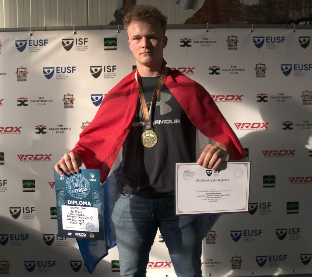 Jan walter at ISF Open World Street Lifting Championship