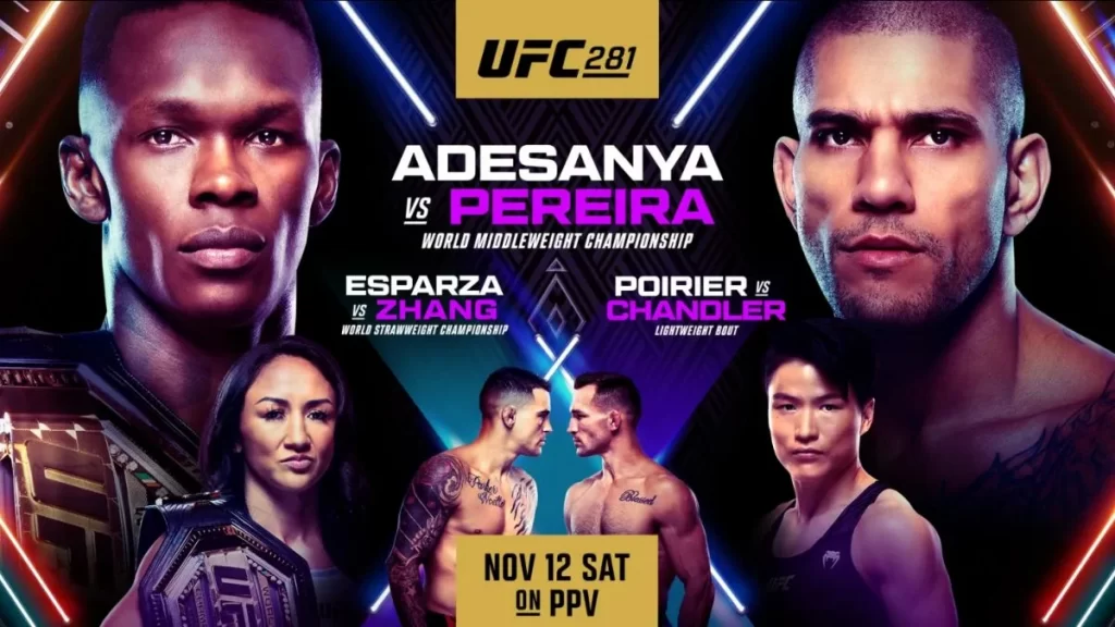 Pre-fight: UFC 281 Adesanya Vs Pereira