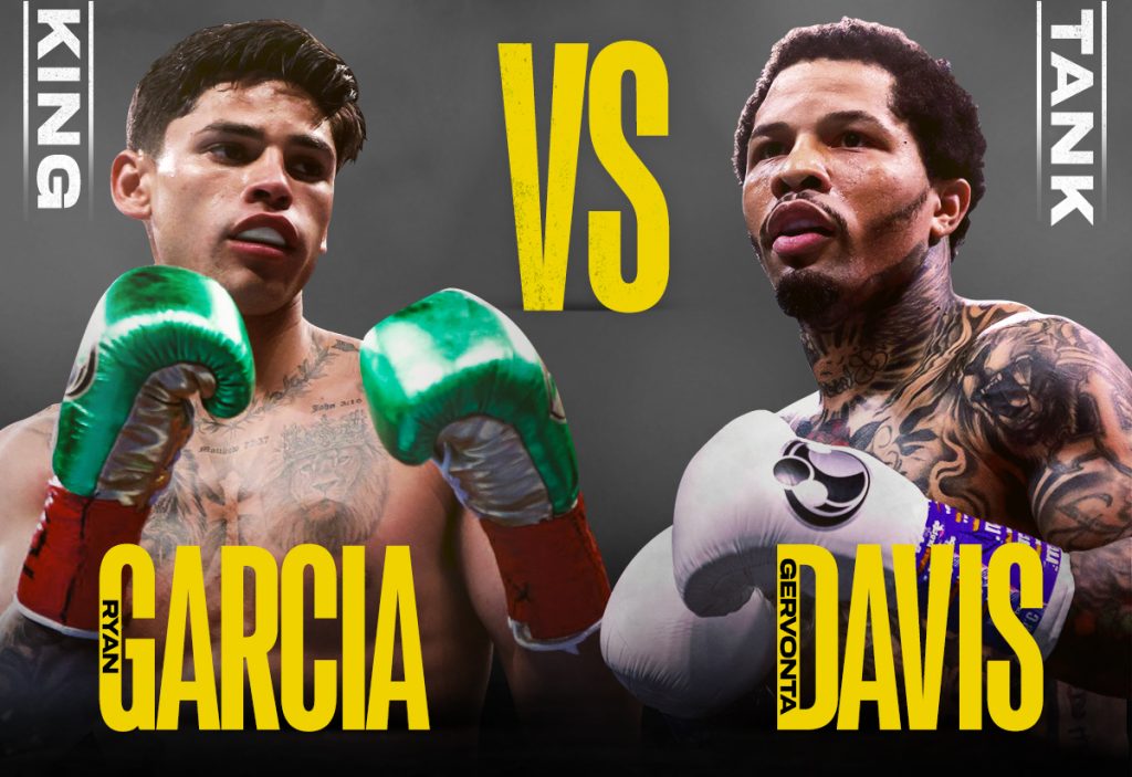 Ryan Garcia vs Gervonta Davis 2023 Banner