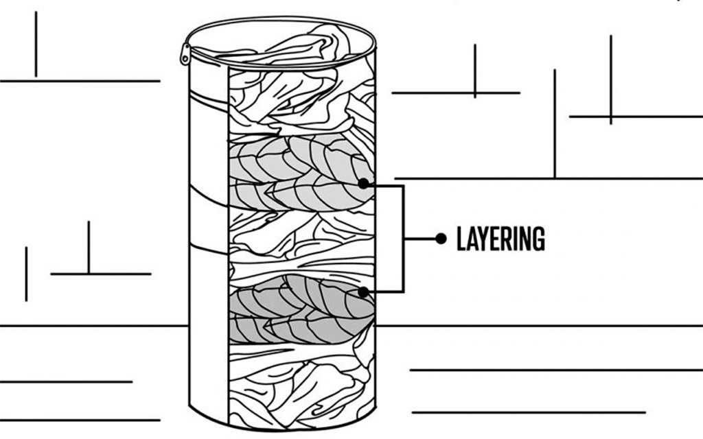 Filling A Punching Bag with Sawdust Filling