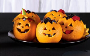 Orange Jack-o'-lanterns 