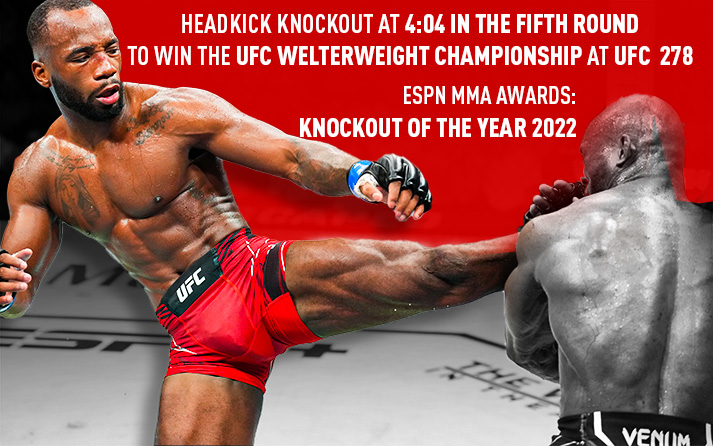 Leon Edwards' Headshot