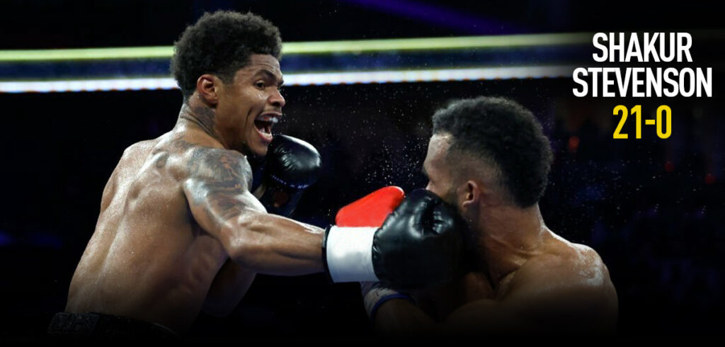 Shakur Stevenson vs Edwin de los Santos Results Blog, RDX Sports