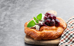 Cherry Puff Pastry Pies