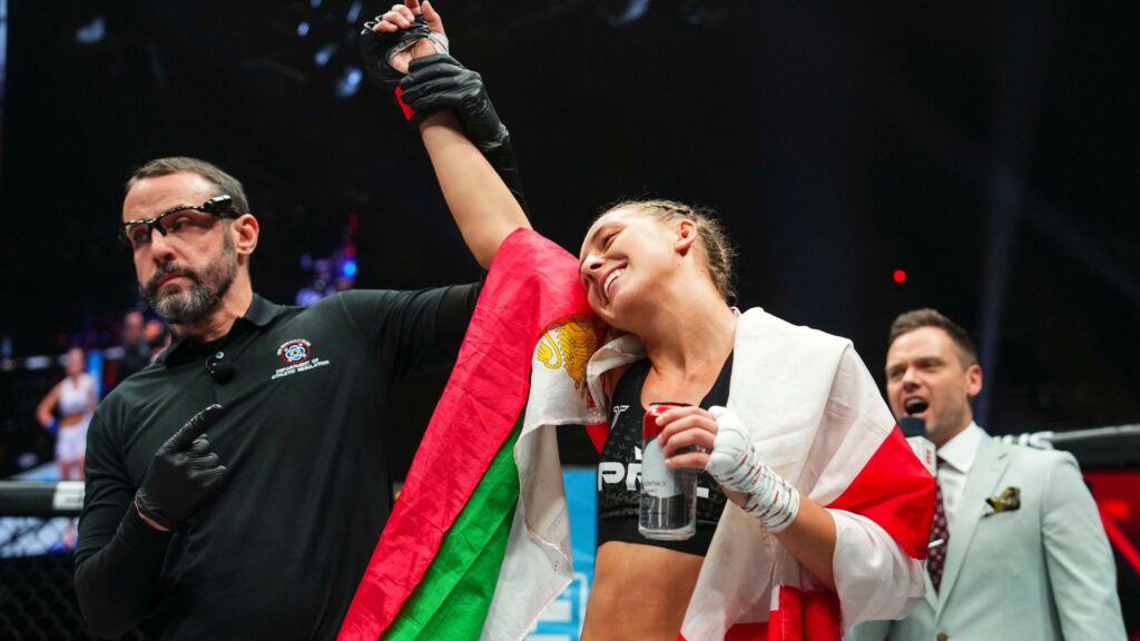 Dakota Ditcheva blasts into PFL Playoffs with first-round finish at PFL 4 Dakota Ditcheva