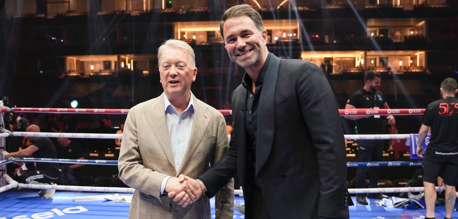 Frank Warren and Eddie Hearn