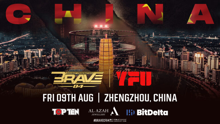 BRAVE CF 84 set for August 9, as China becomes 13th host nation in Asia Brave 84 China