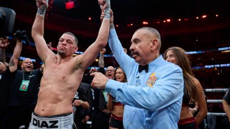 Nate Diaz outpoints Jorge Masvidal in California boxing clash Nate Diaz vs. Jorge Masvidal