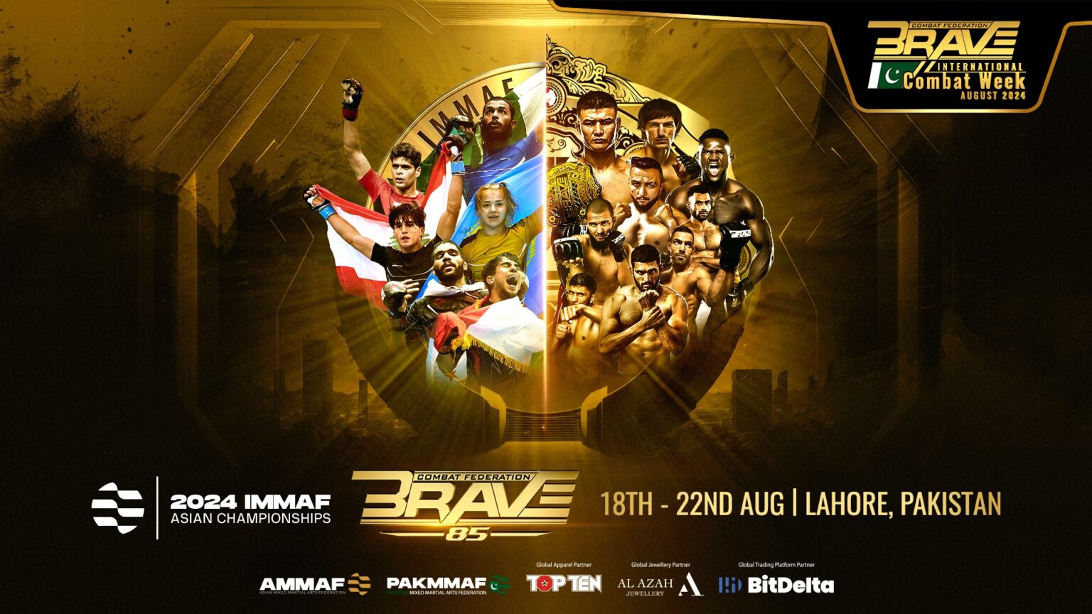 2024 IMMAF Asian Championships to take place as part of BRAVE International Combat Week IMMAF/BRAVE ICW