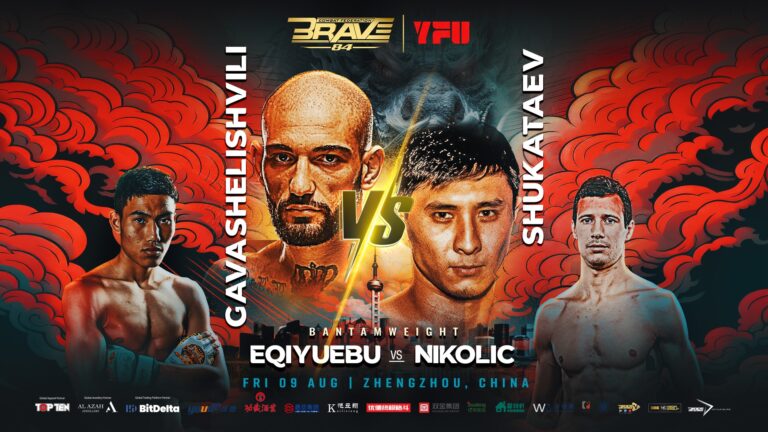Pivotal flyweight clash headlines BRAVE CF’s debut event in China Brave CF 84 poster