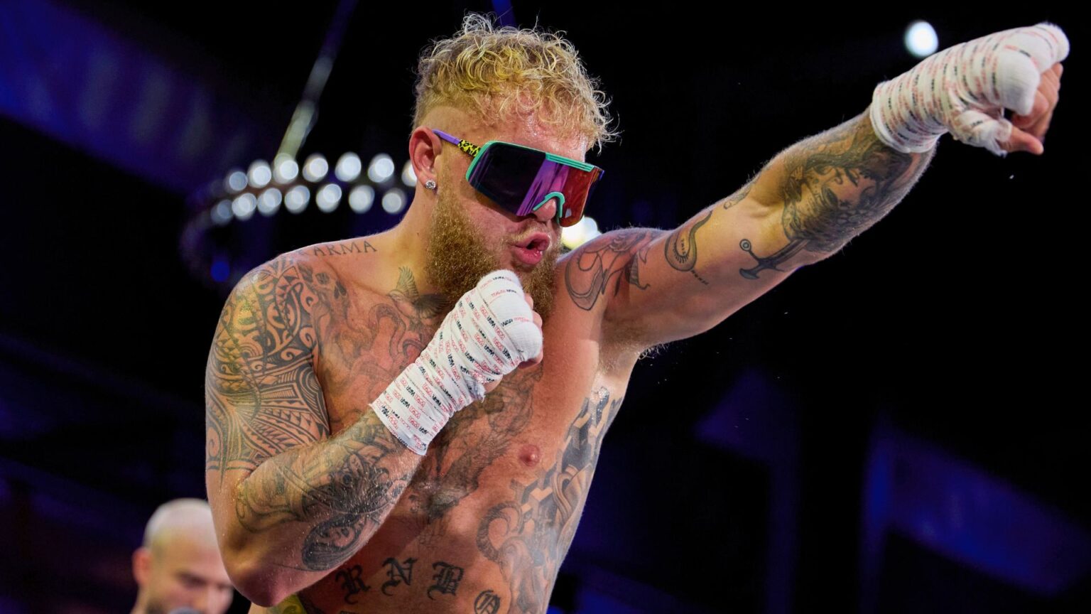 Jake Paul reveals sparring bent his nose, claims Anthony Joshua can’t knock him out