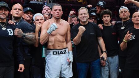Nate Diaz’s coach Cesar Gracie calls for Conor McGregor trilogy bout: ‘I would have to favour Nate in that one’ Nate Diaz and Cesar Gracie