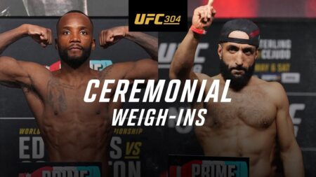 UFC 304: Ceremonial weigh-ins – RECAP