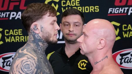 Cage Warriors 174: All 38 fighters on weight in London Jordan Vucenic and Adrian Kepa