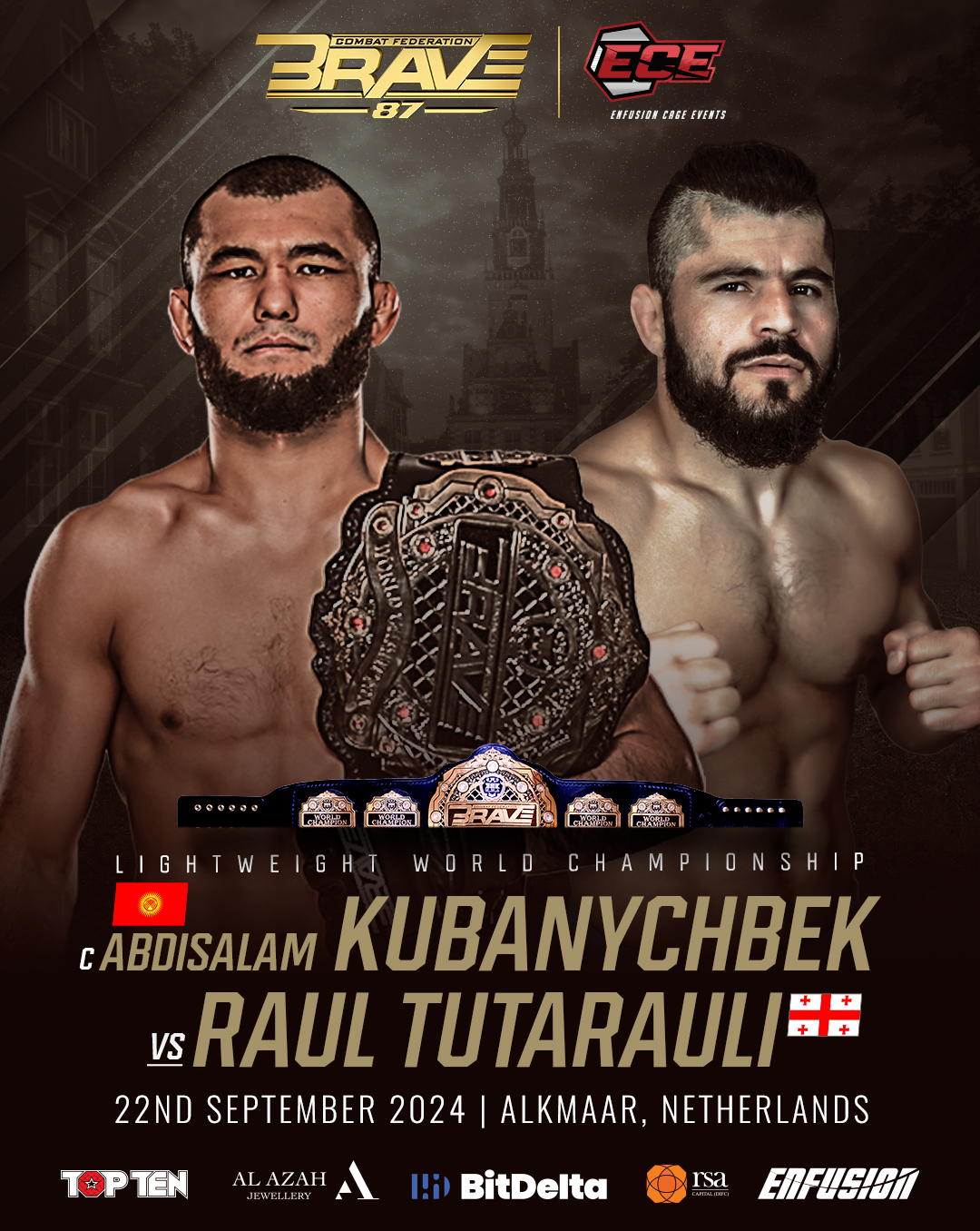 BRAVE CF 87: Kubanychbek vs. Tutarauli