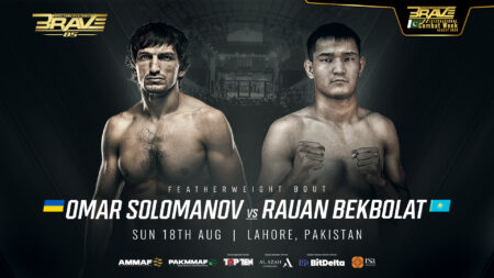 Featherweight title eliminator set to headline BRAVE CF 85 in Pakistan BRAVE CF 85