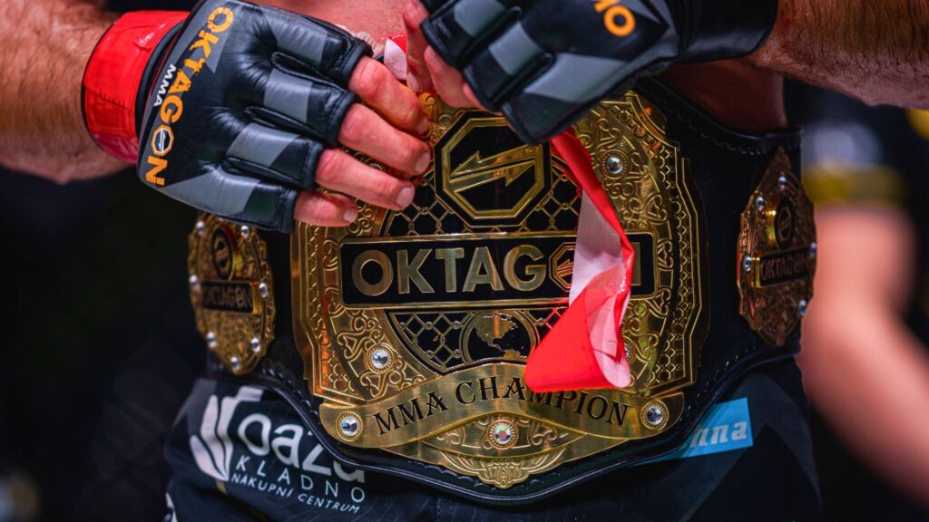 Oktagon MMA championship belt