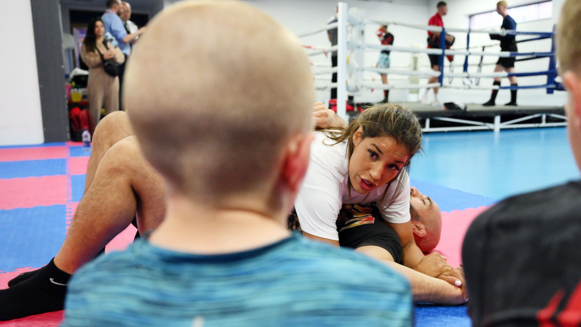 Julianna Pena at OnSide Youth Zone Wigan