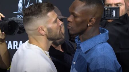 Dricus Du Plessis and Israel Adesanya