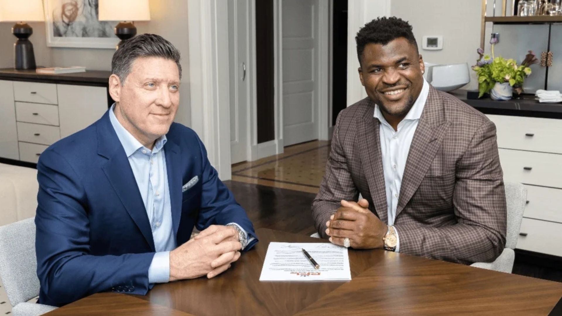 Peter Murray and Francis Ngannou