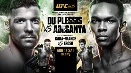 UFC 305 poster