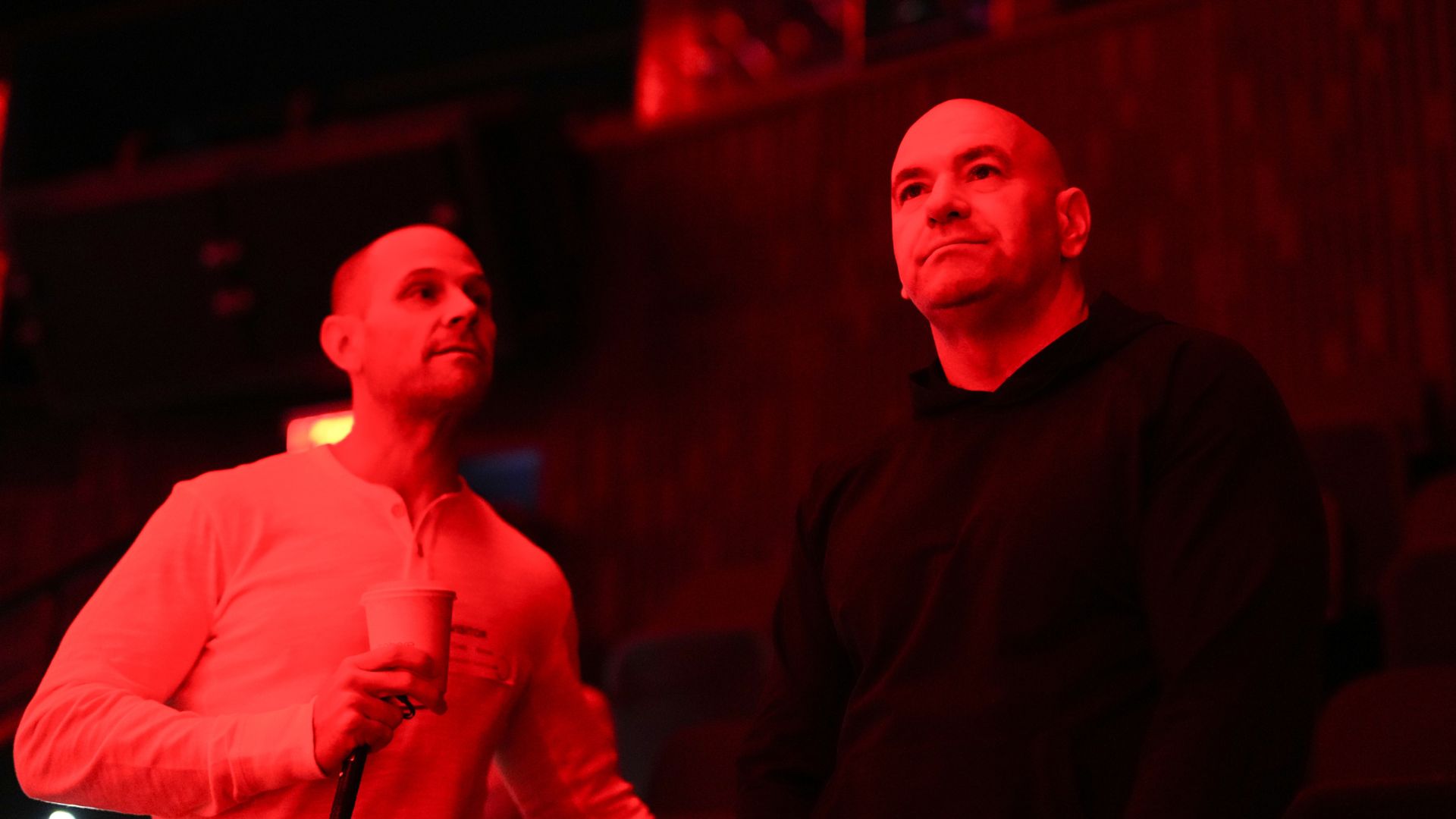 Craig Borsari and Dana White at the Sphere