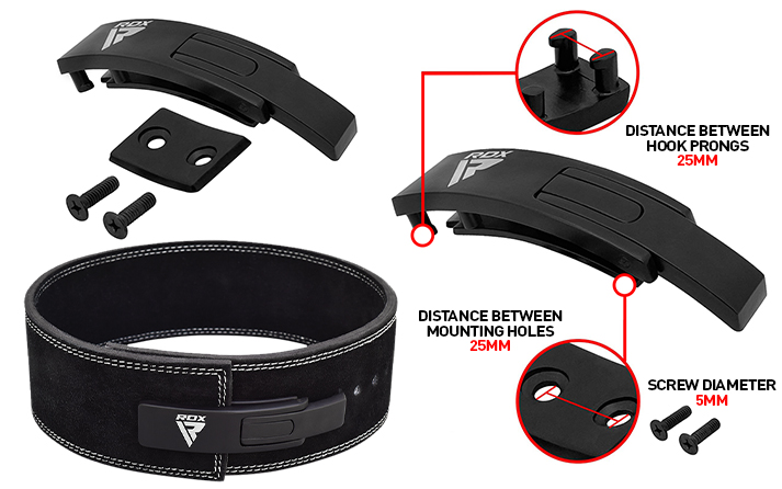 Structure of the 10mm Power Lever Belt
