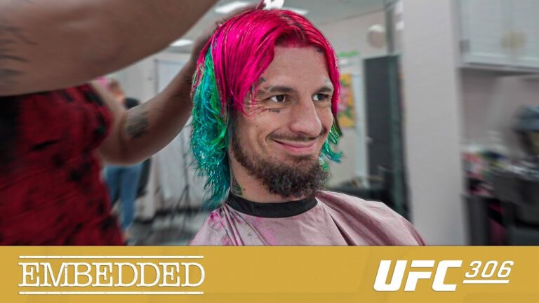 UFC 306 Embedded: Episode 2 – Hair dye and video games