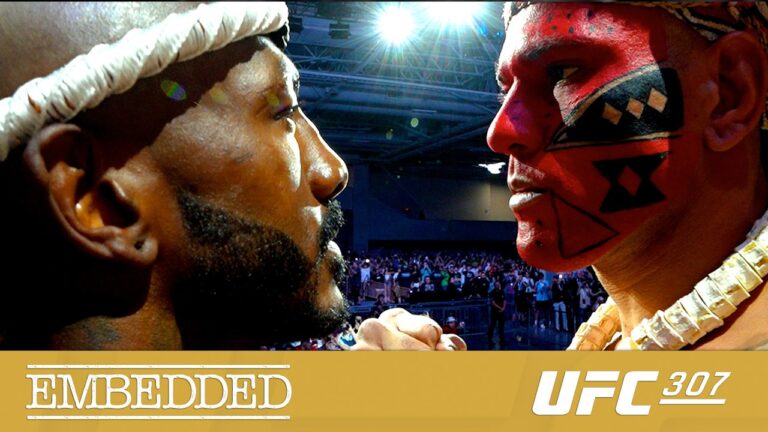 UFC 307 Embedded: Episode 6 – The scale, then the staredowns UFC 307 Embedded - Episode 6