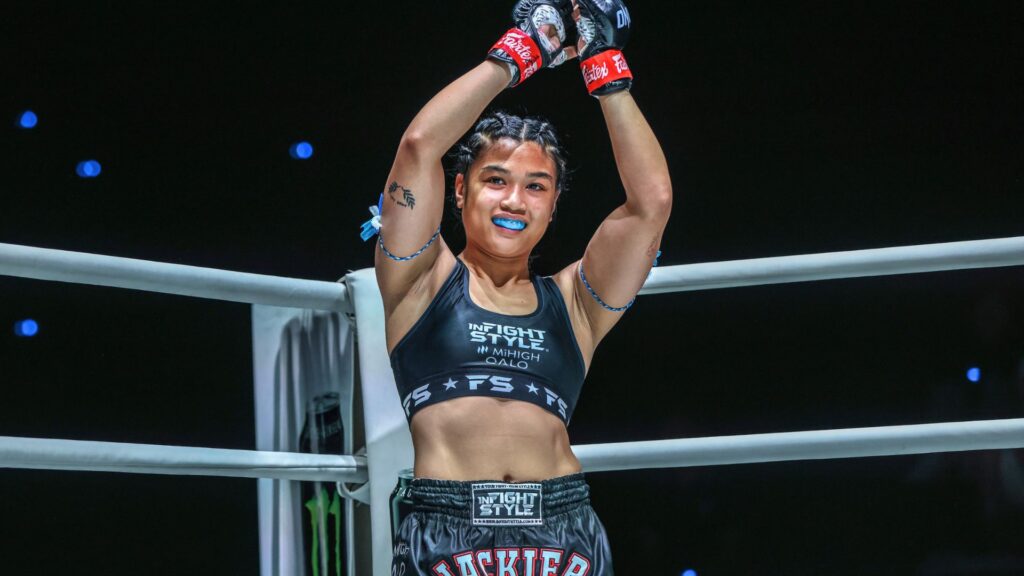 Jackie Buntan embracing underdog status ahead of inaugural strawweight kickboxing world title clash at ONE 169 Jackie Buntan