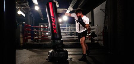 tone your abs with punching bags
