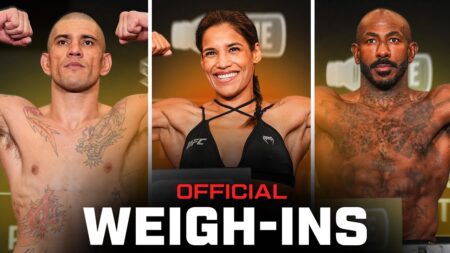 UFC 307 weigh-ins: Everyone on weight in Salt Lake City UFC 307 official weigh-ins