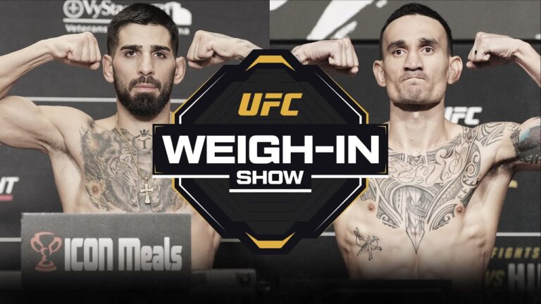 UFC 308 weigh-in show