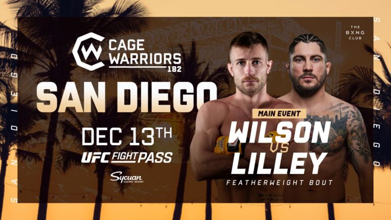 Cage Warriors 182 poster