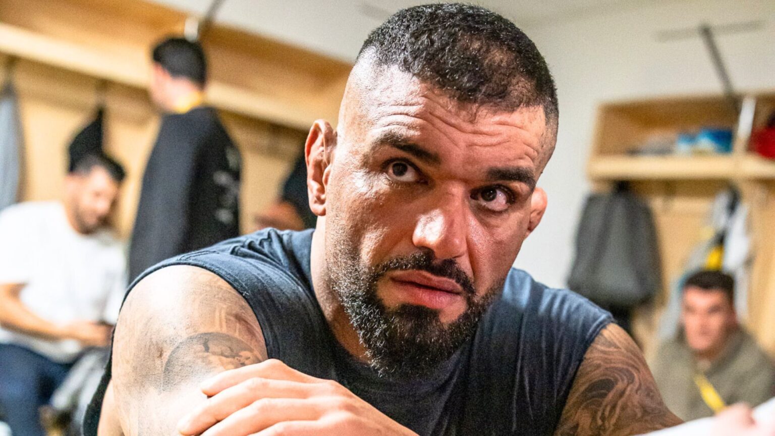 OKTAGON MMA cuts ties with heavyweight champ Hatef Moeil after press conference fracas Hatef Moeil