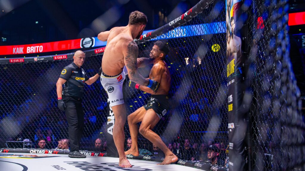 OKTAGON 64: Ion Surdu captures welterweight title with stunning head-kick KO Ion Surdu vs. Kaik Brito, Oktagon 64