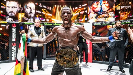 BRAVE CF 96: Nicholas Hwende defends bantamweight title against Borislav Nikolić Nicholas Hwende, BRAVE CF 91