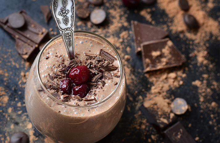 Chocolate Cherry Smoothie for Recovery