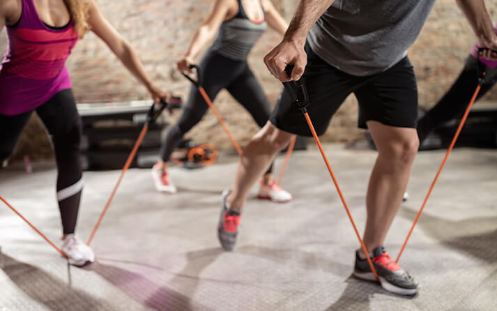 Variety Workouts with Resistance Bands