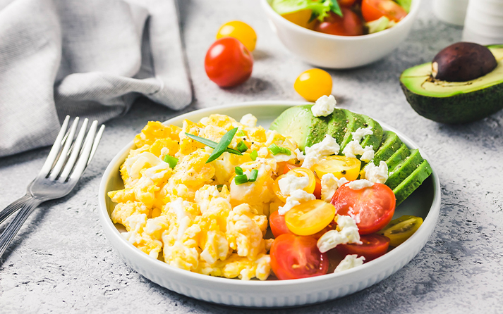 Tofu Scramble with Spinach 