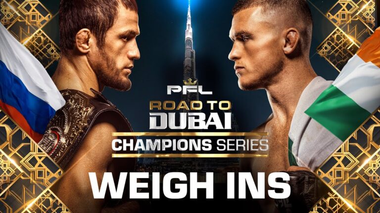 PFL Road To Dubai Champions Series weigh-ins: LIVE PFL Dubai weigh-ins